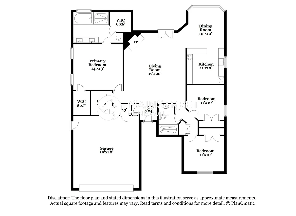 Floor Plan - 1409 Chimney Hill Rd