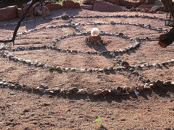 Sacred Stone Circle Closeup