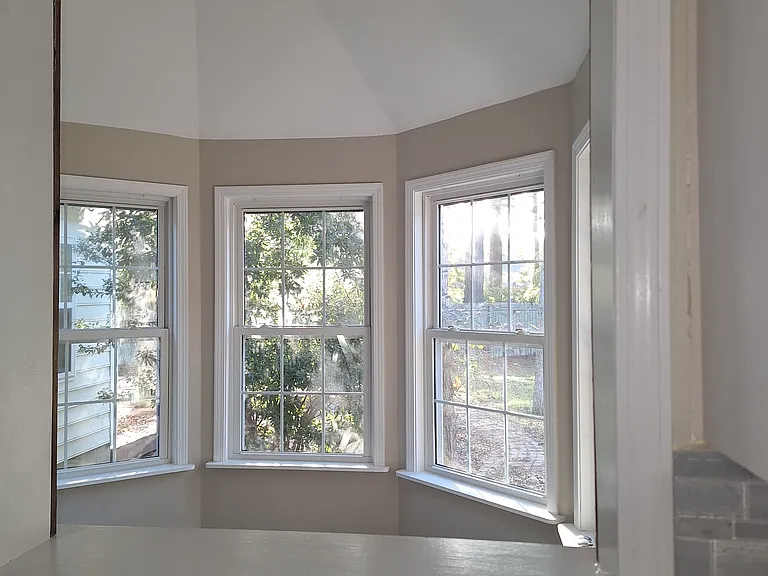 Breakfast nook view from the kitchen
