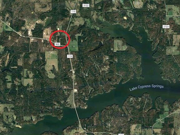2 mi to Lake Cypress Springs