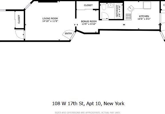 2nd image of 108 W 17th St APT 10