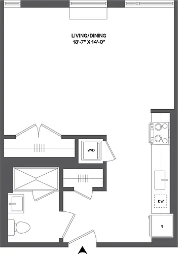 Floor plan Studio-SB-2.5