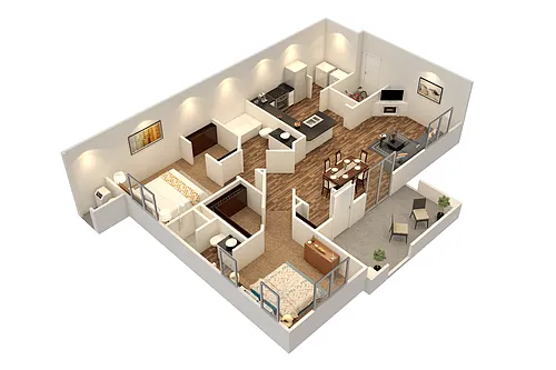 Floor plan Evans