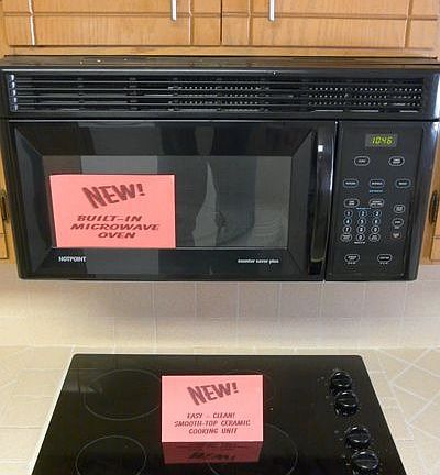 Ceramic Cooktop and Microwav