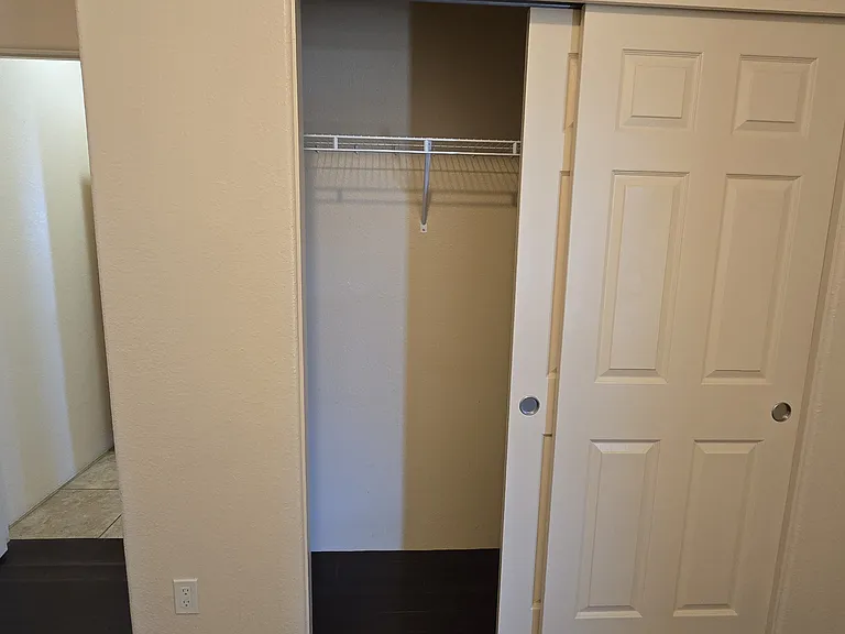 First floor bedroom closet