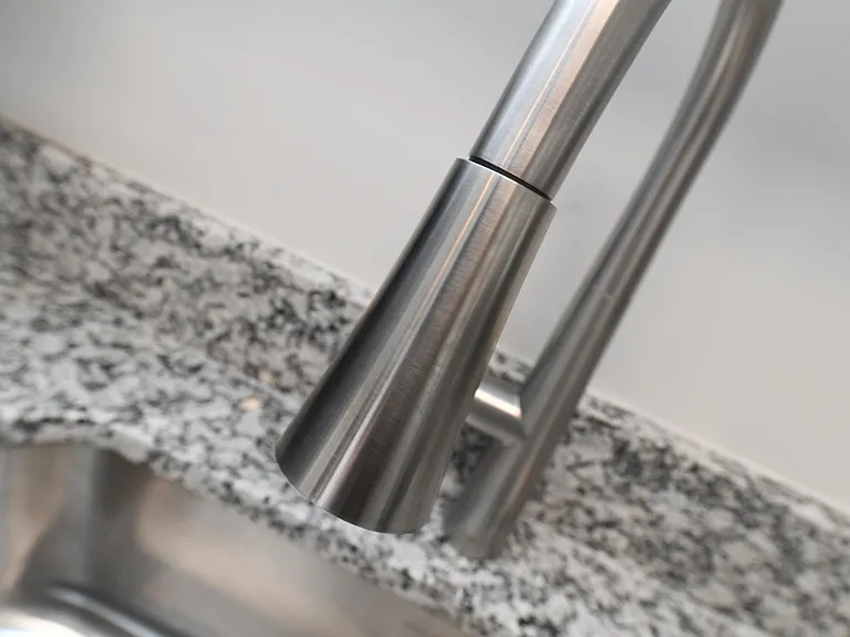 Granite Counters + High Rise Faucet