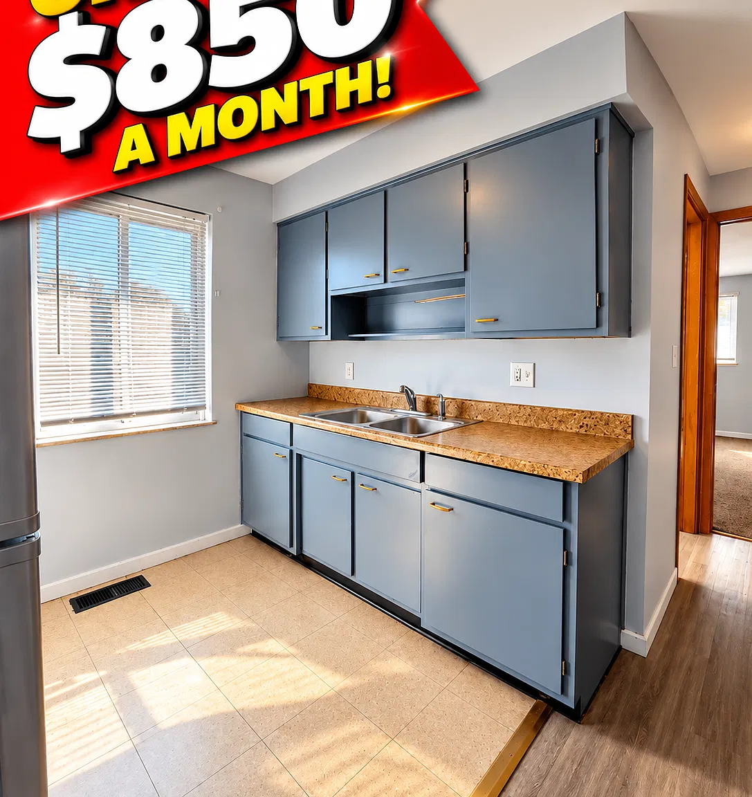 1 bed, 900 sqft, $850 — Photo 1