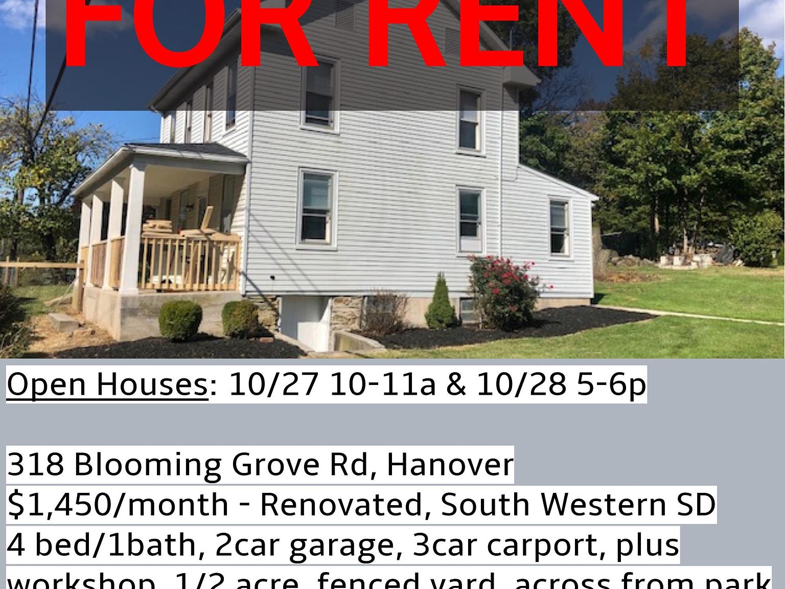 318 Blooming Grove Rd, Hanover, PA 17331 Zillow