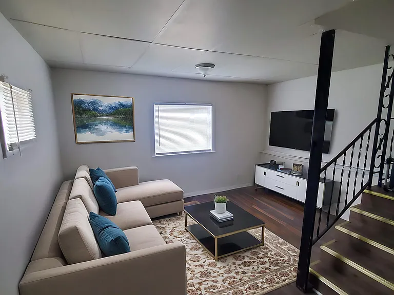 Bonus room staged