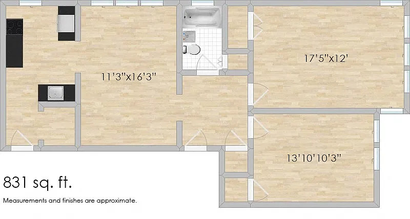 Floor plan 642 Harrison E
