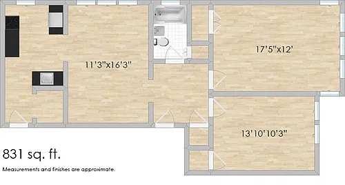 Floor plan 642 Harrison E