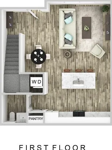 2 bed, 2.5 bath, 1084 sqft, $1,450 — Photo 4