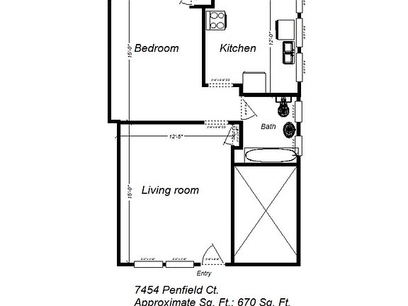 2nd image of 7448-63 Penfield Ct #7454