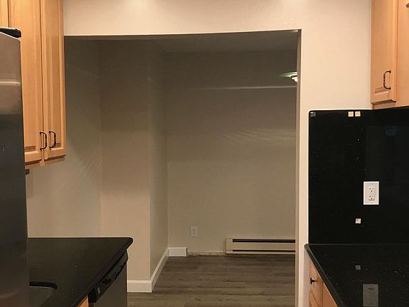 kitchen with hardwood floors