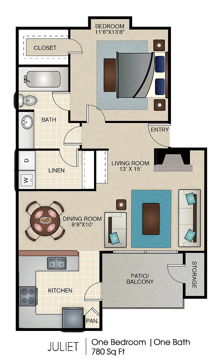 Floor plan Juliet