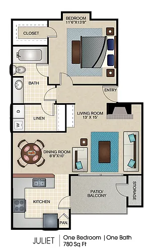Floor plan Juliet