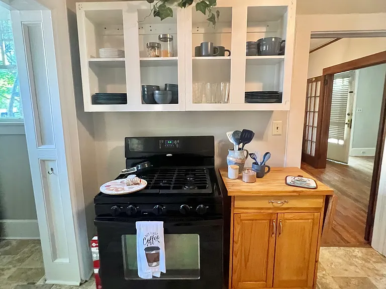open shelving