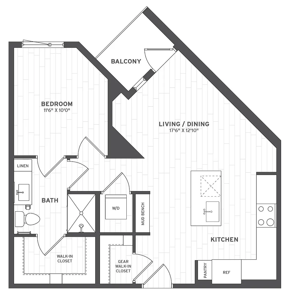 Floor plan 1B