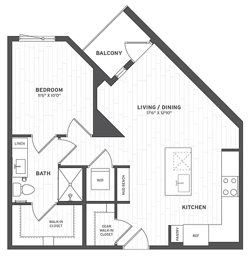 Floor plan 1B