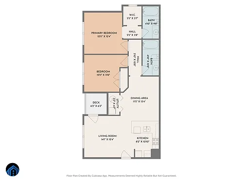 Floor plan Two Bedroom