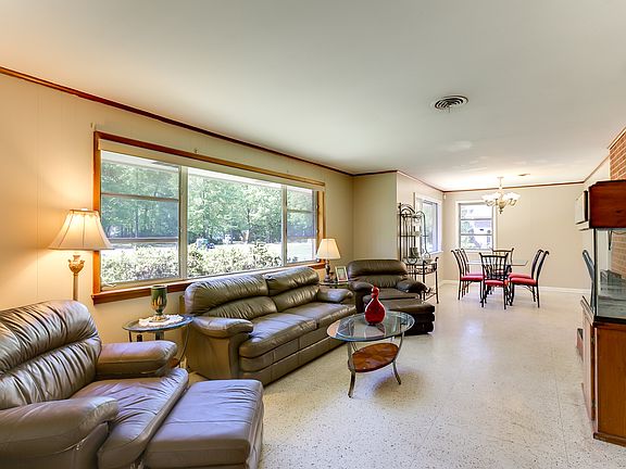 One of two large living area