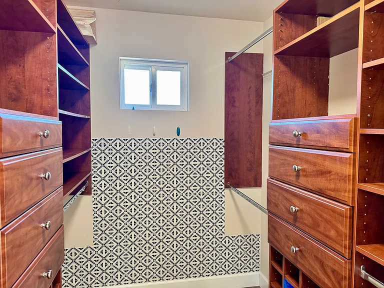 primary walk in closet