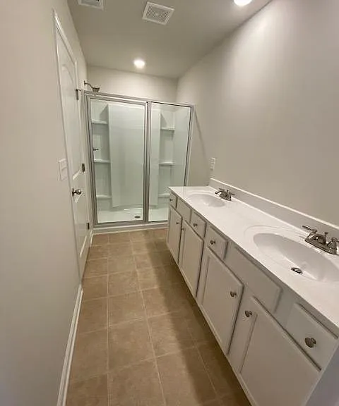 Master bath and shower