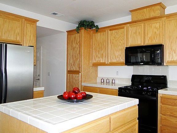 Hardwood floors in kitchen
