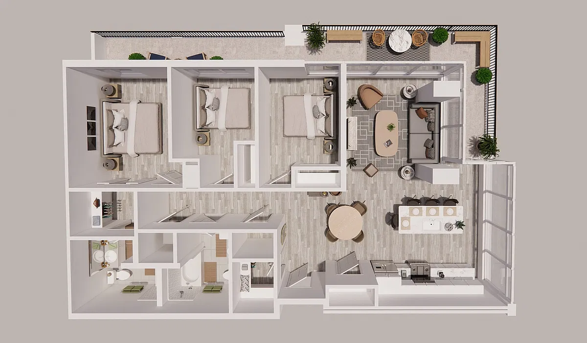 Floor plan The Mendota