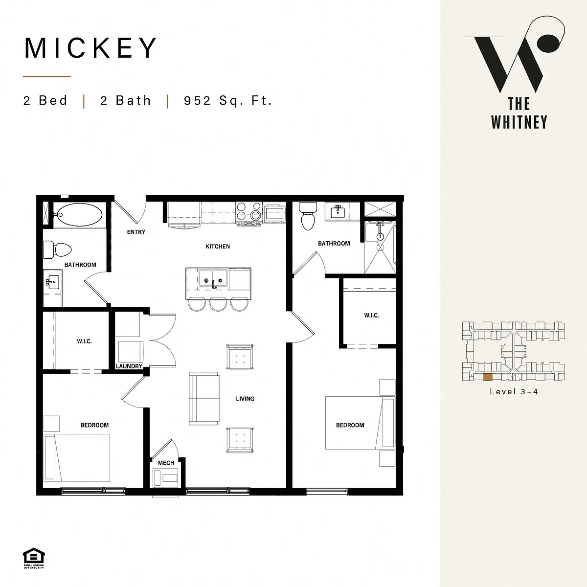 Floor plan Mickey