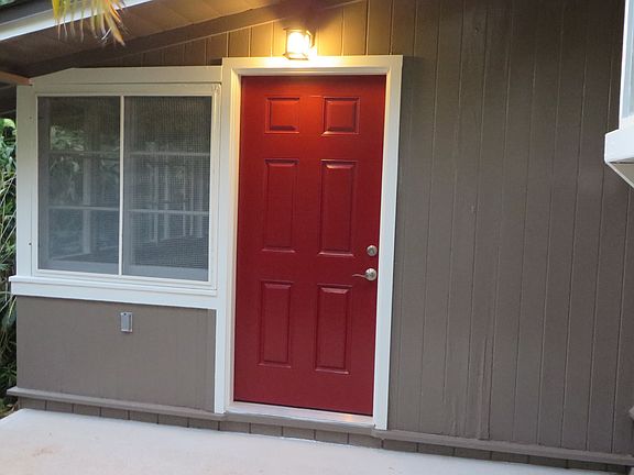 Main Entry door and small padio