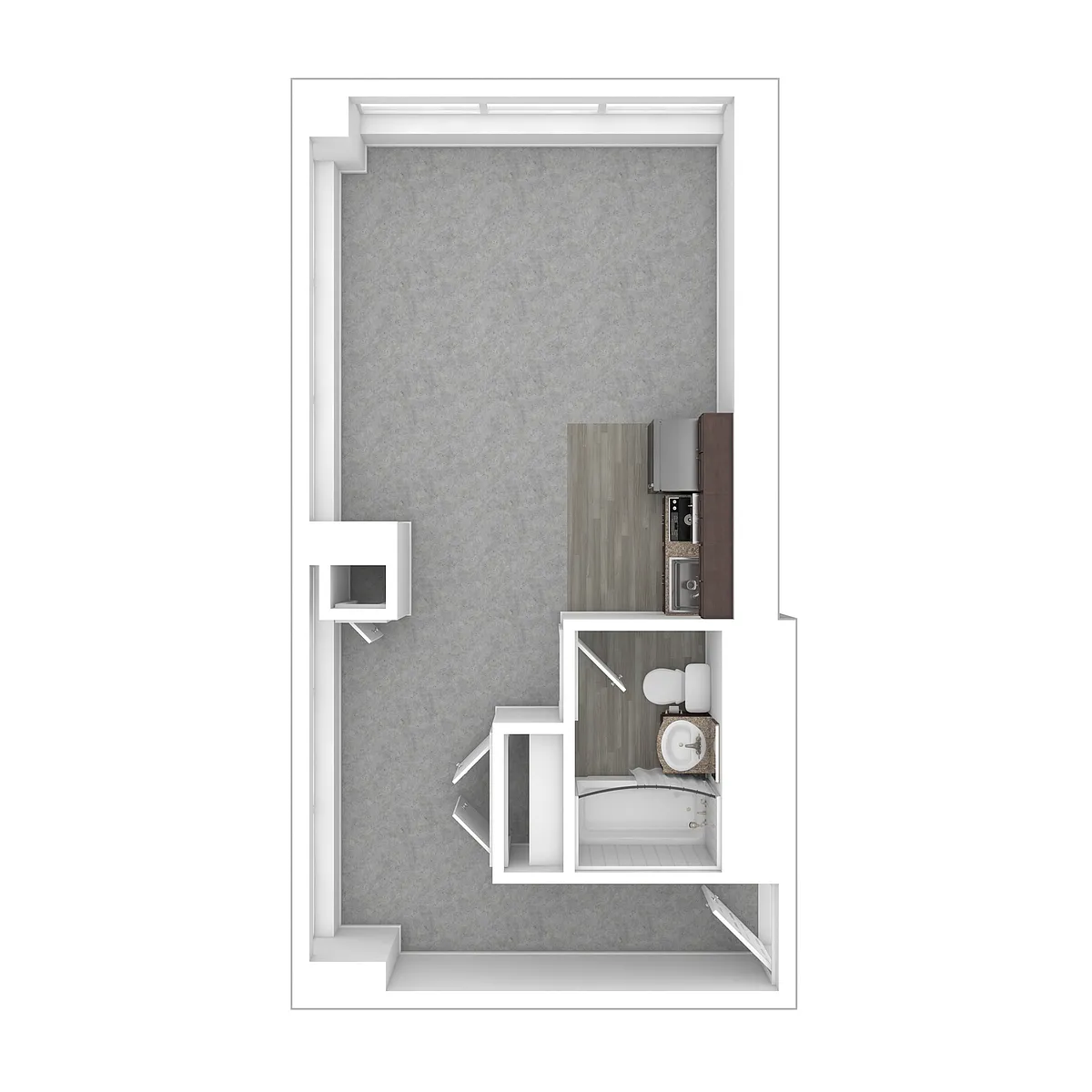 Floor plan The Studio XL - S