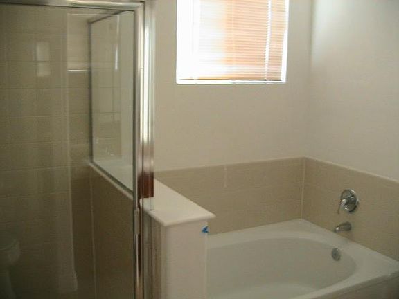 Shower and Bath in Main Master Bedroom