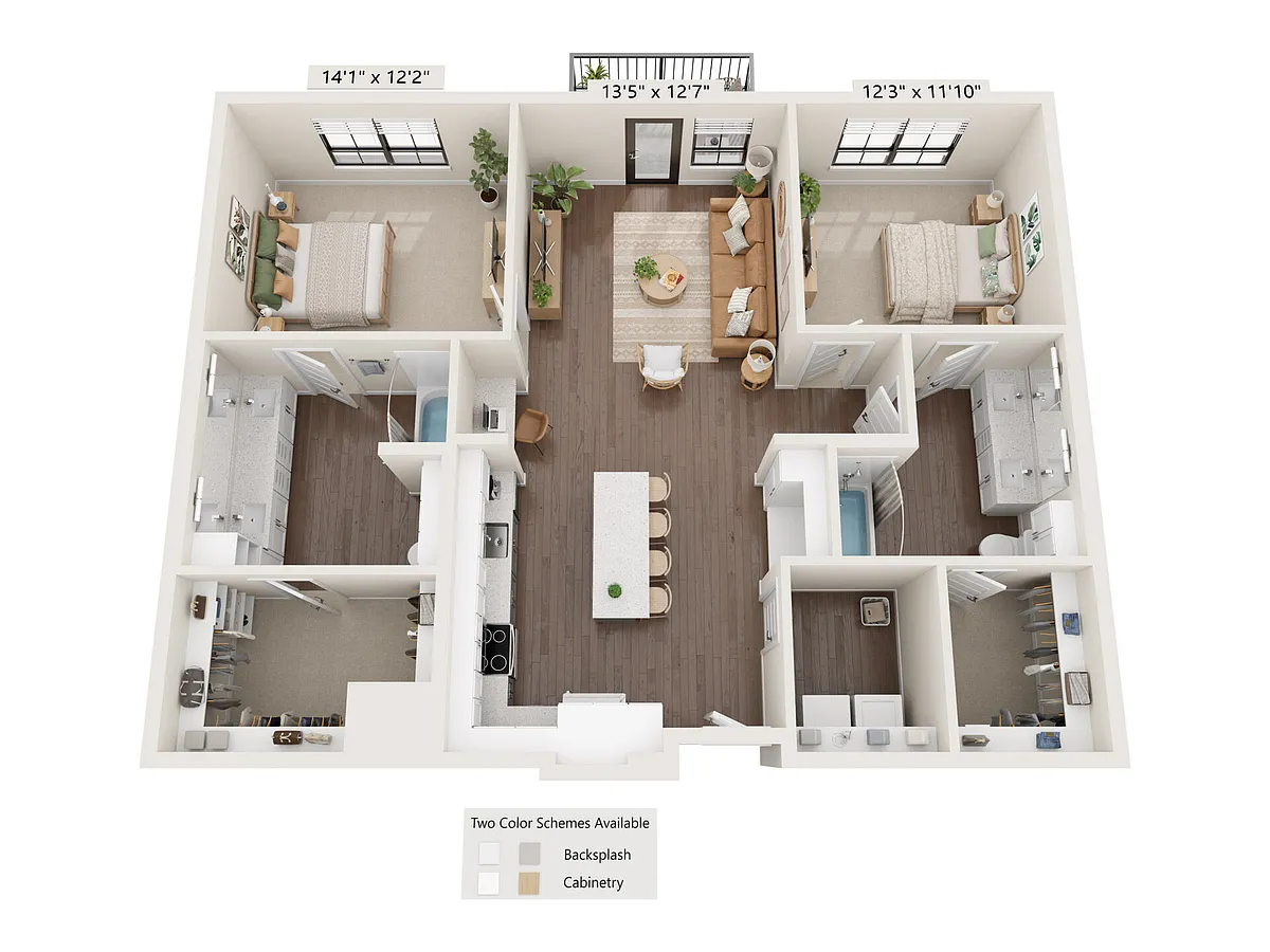 Floor plan B2