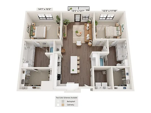 Floor plan B2