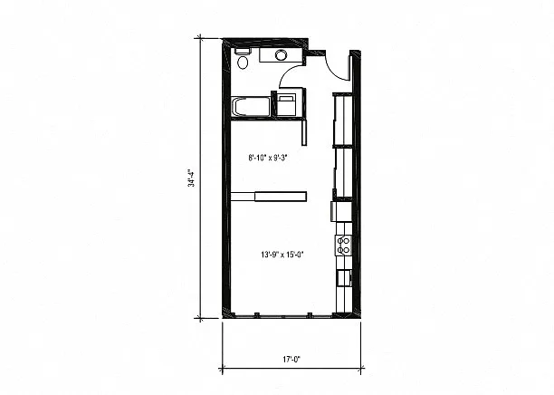 Floor plan Executive Studio B8