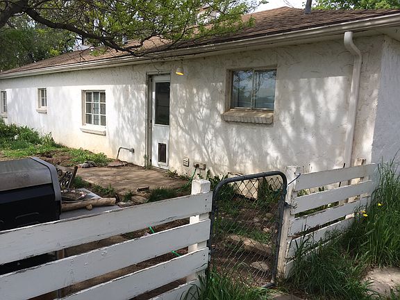 Fenced back yard