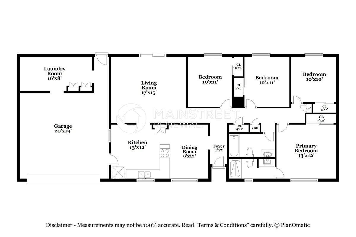 Floor Plan - 9802 E Stella Rd