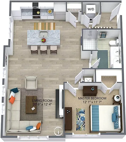 Floor plan The Gilbert