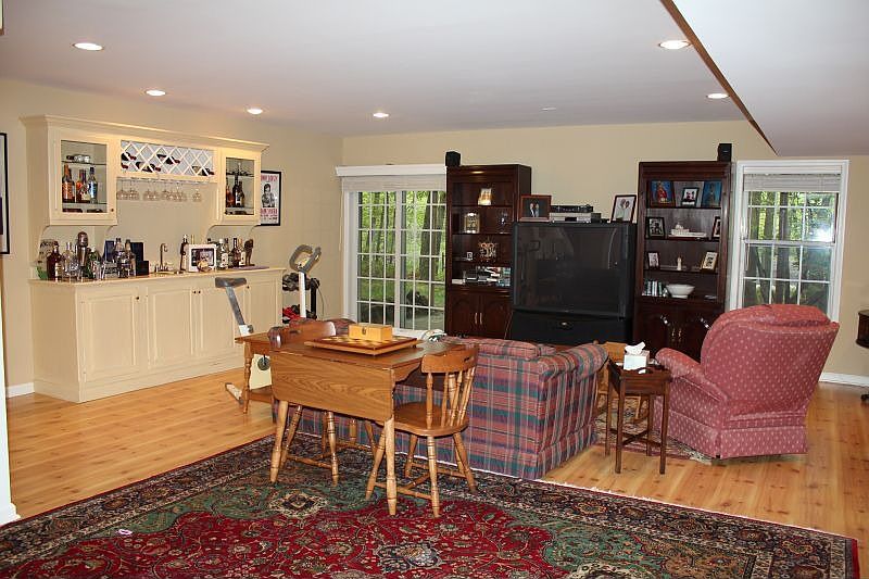 Family Room with walk-out