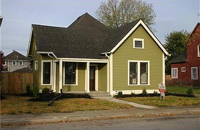 Cute farmhouse with new landscaping