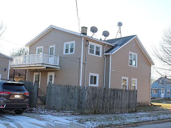 Back side of property