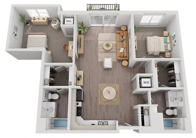 Floor plan Quartzine