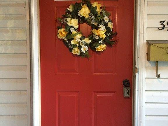 Vibrant front door