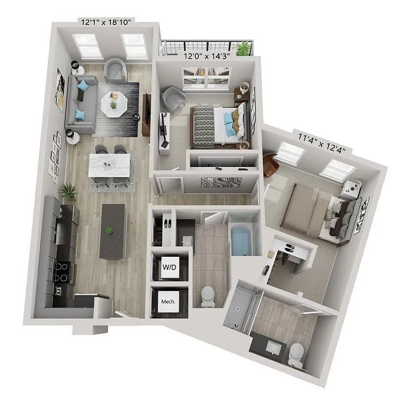 Floor plan B3