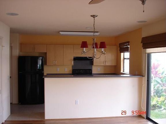 Living area to Kitchen