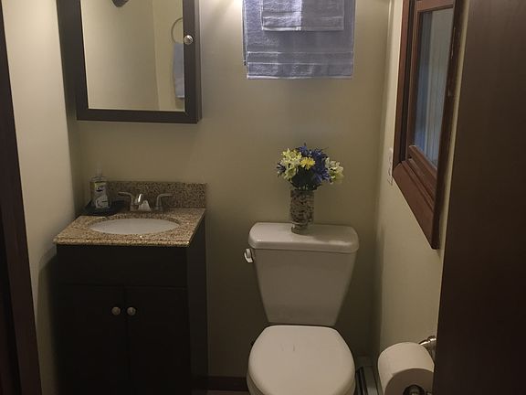 Half bath off master bedroom