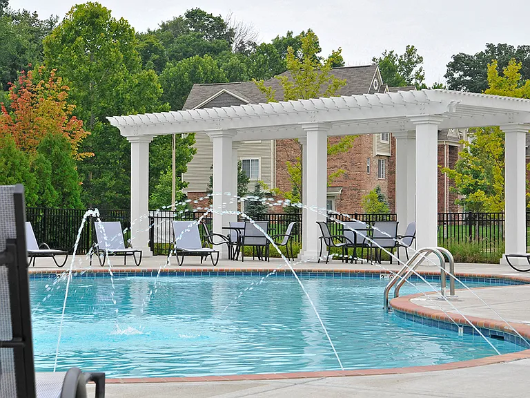 Swimming Pool With Sundeck and Pergola