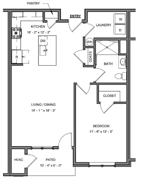 Floor plan A1a - V