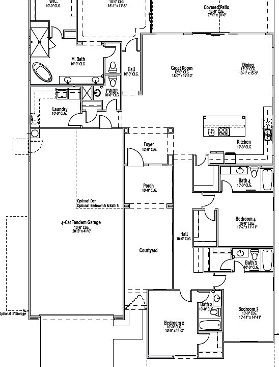 SANCTUARY (5414) Plan, The Retreat at Rancho Cabrillo, Peoria, AZ 85383 ...